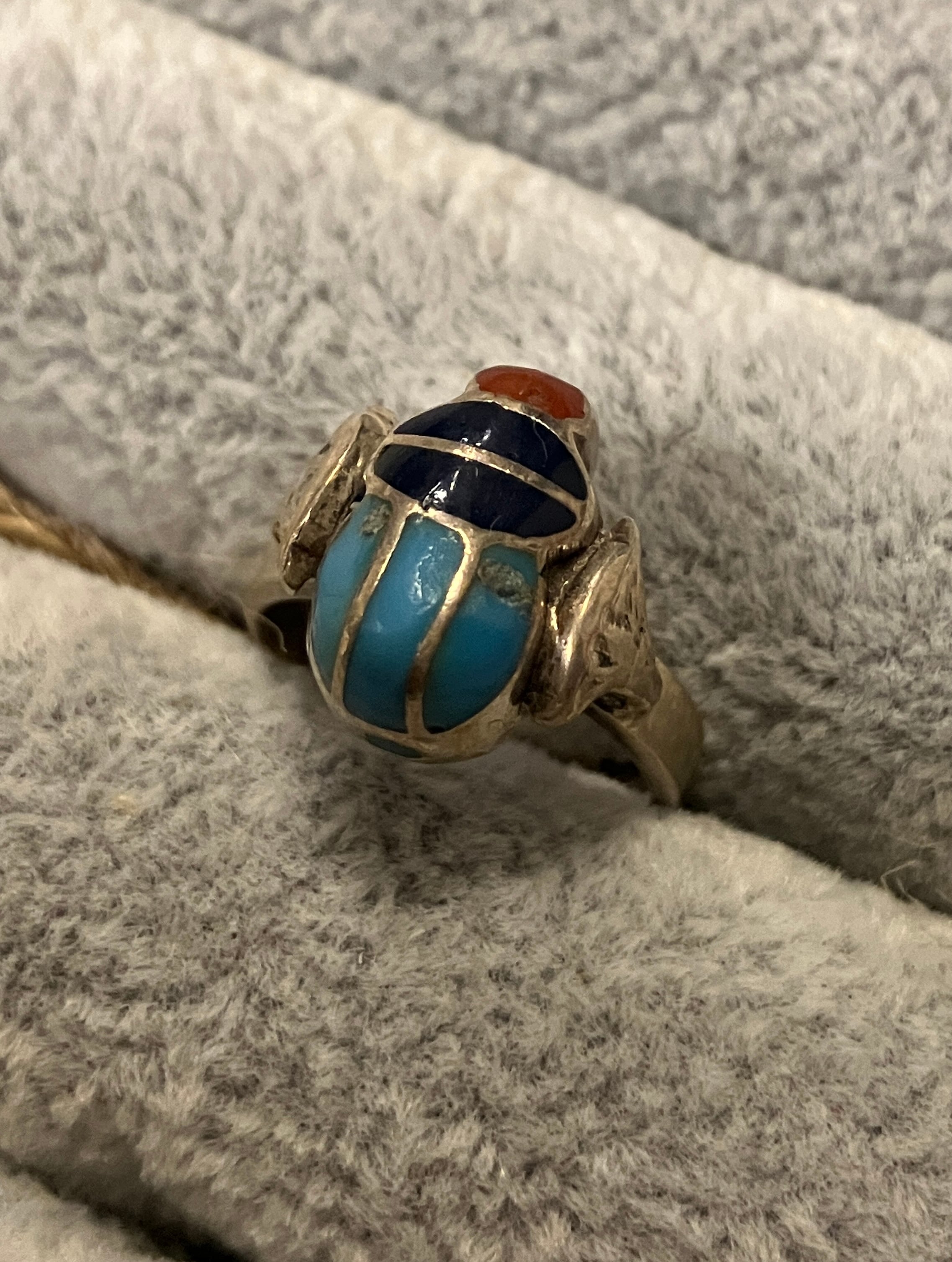 silver ring =スカラベ