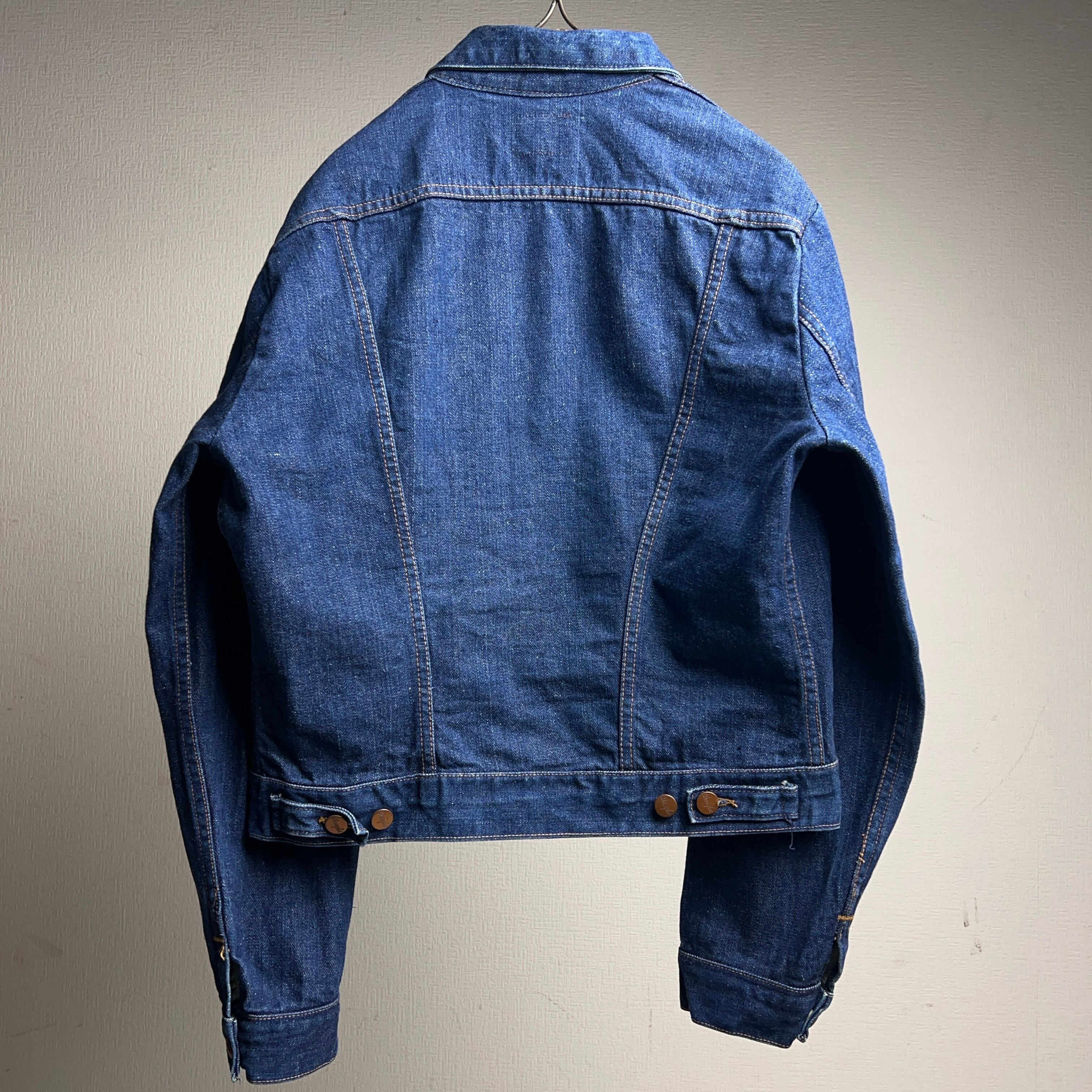1970's Wrangler 124MJ INDIGO DENIM JACKET 70年代 黒タグ ラングラー