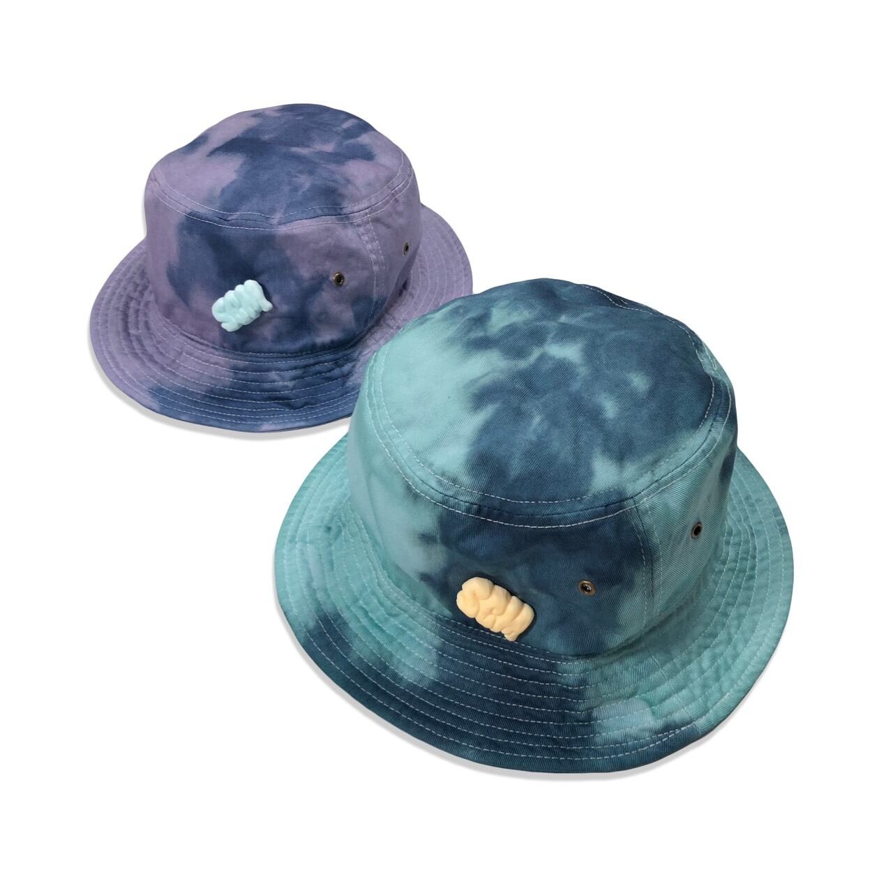 STASCM "SCM" Tie-dye BUCKET HAT + SCM PINS (GLOW IN THE DARK)