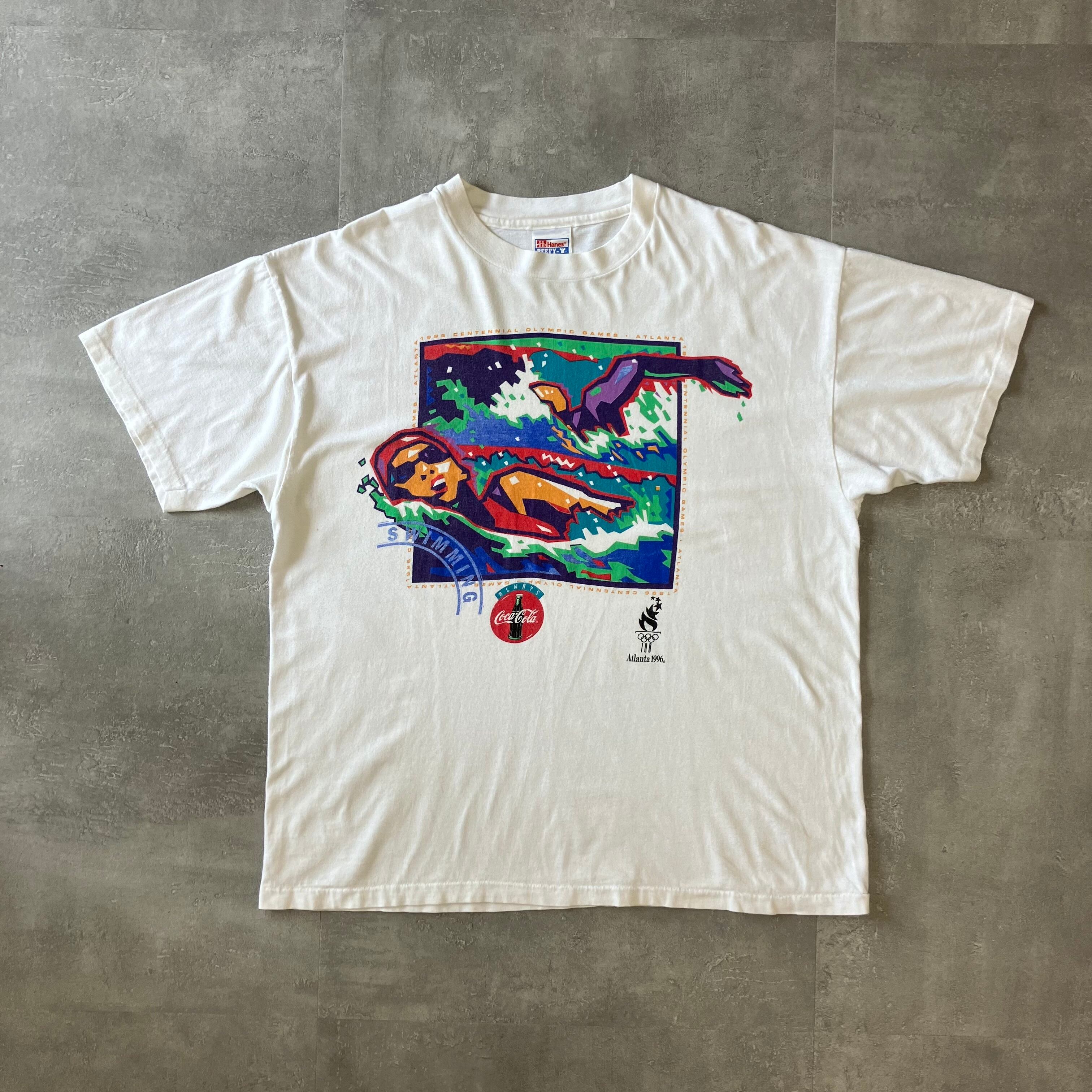 Hanes 90s プリントTee シングルステッチ アトランタオリンピック XL No.2448