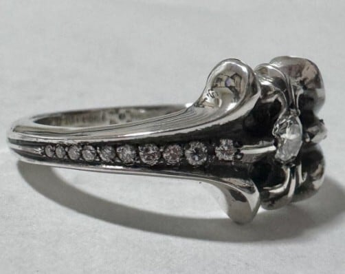 CHROME HEARTS クロムハーツ SKTリング ダイヤモンドPAVE 指輪