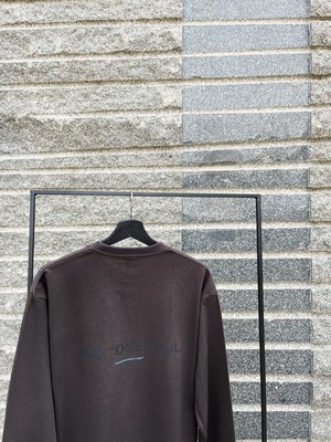 ⚘ ORGANIC ⚘ COTTON LONG-SLEEVE SUMI TEE 　" The Blue Space "