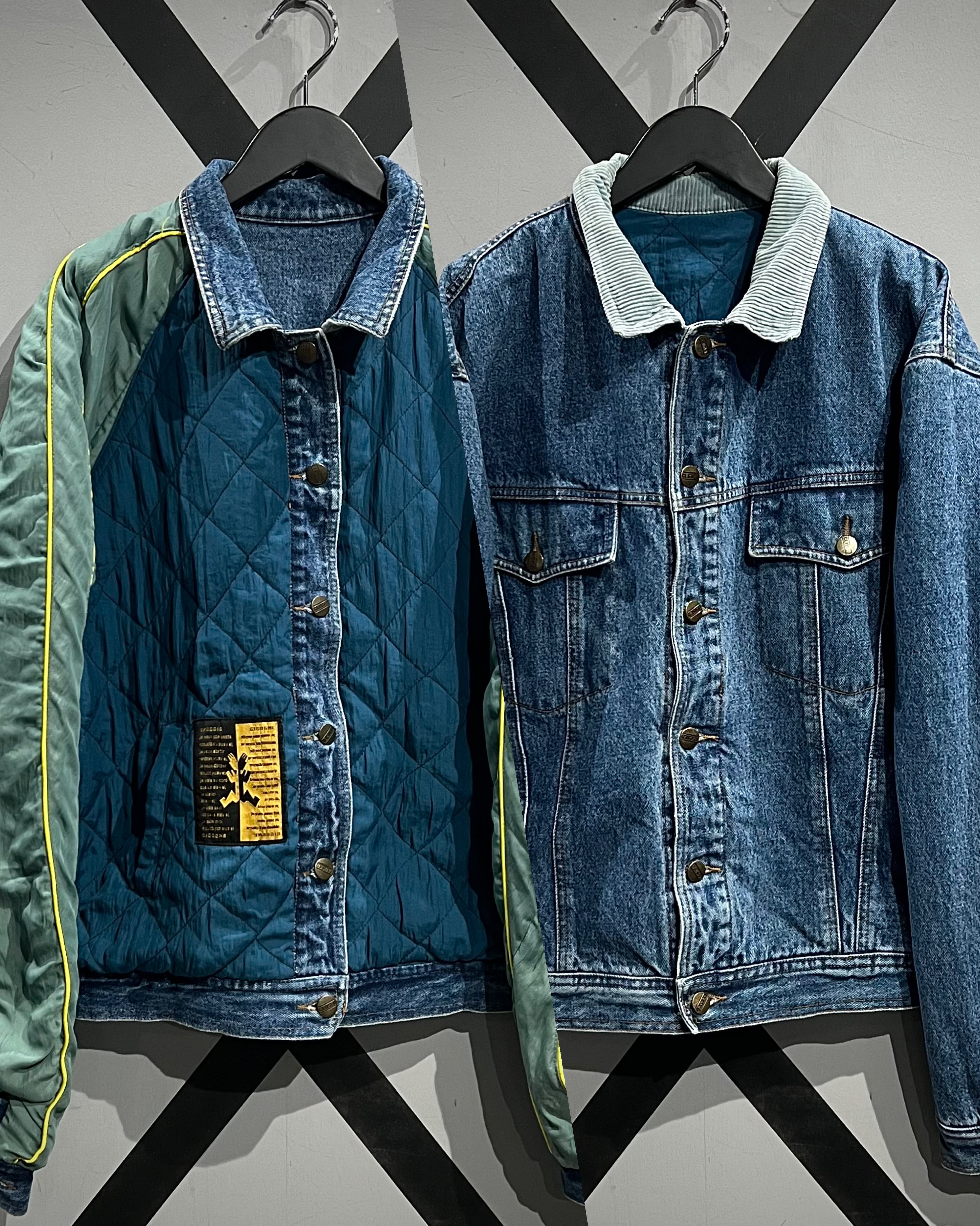 X VINTAGE】80's “CLOSED”“MARITHE FRANCOIS GIRBAUD”Reversible