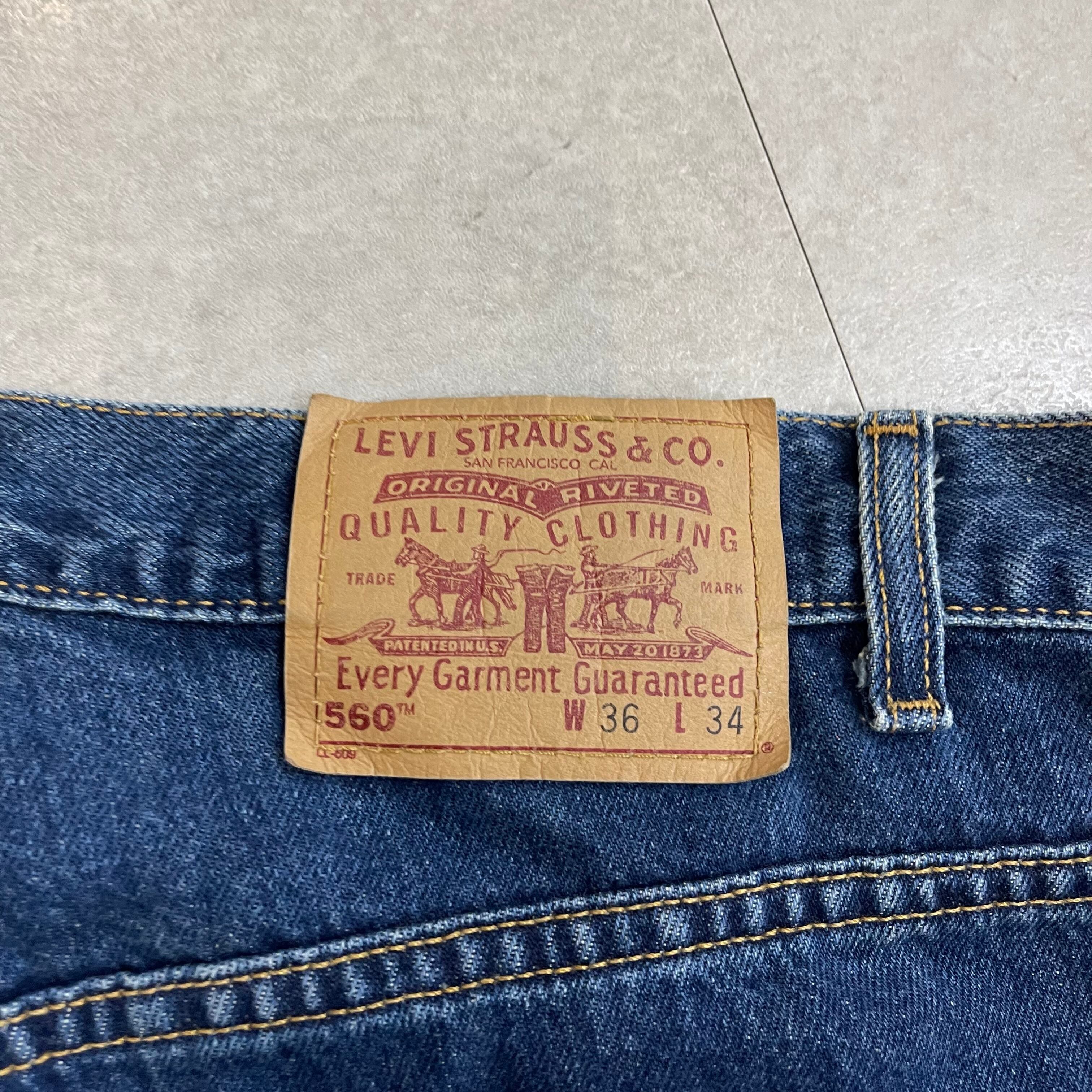 USA製 size:W36×L34【 Levi's 560 】リーバイス 560 バギー デニム