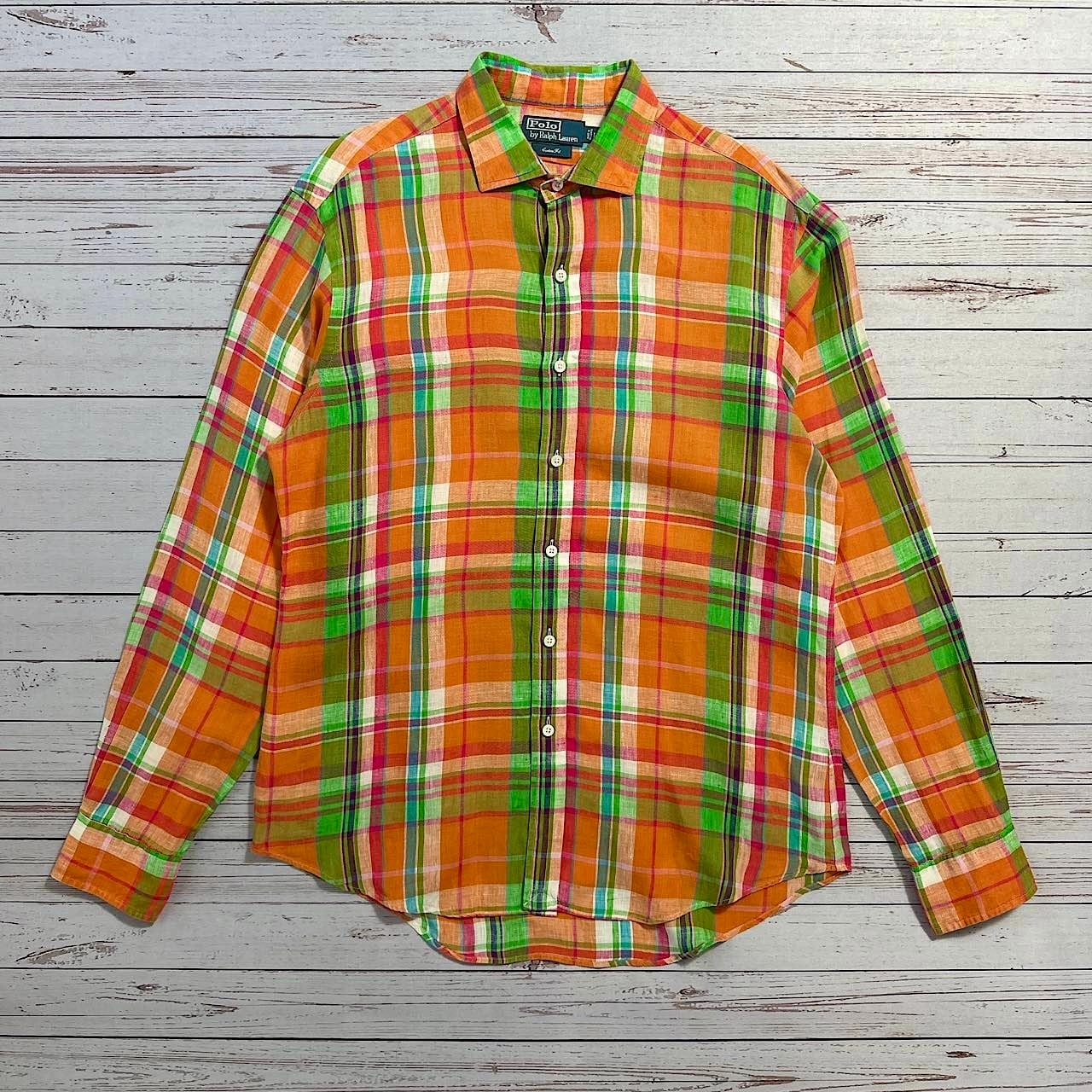 ラルフローレン POLO RALPH LAUREN size：L リネンシャツ 長袖