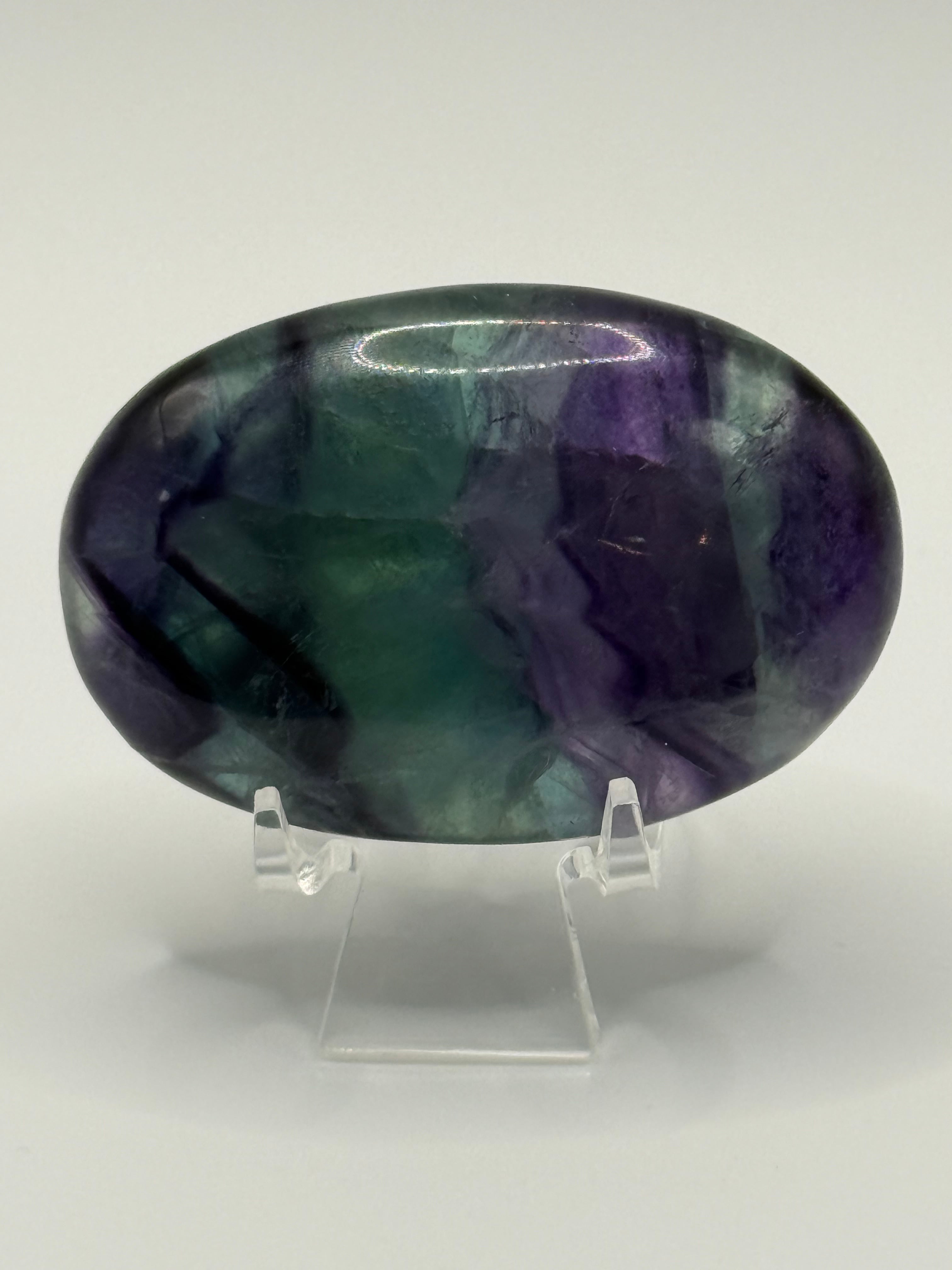 アイリス フローライト 握り石タンブル T009