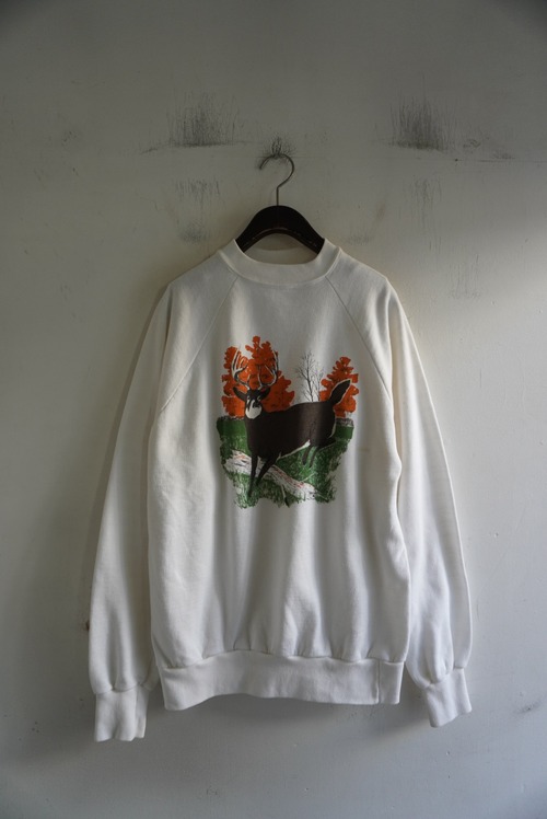 B  1980s Vintage Dear Sweat Shirt