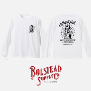 SPEAK EASY L/S TEE(WHITE)