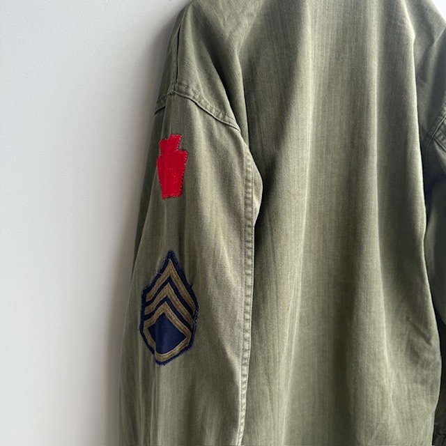 US Army M-43 HBT Jacket 38R 40s 画像8
