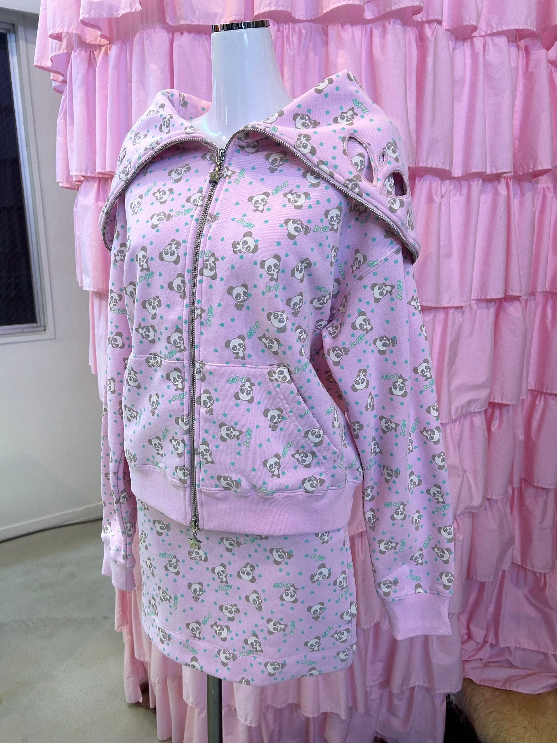 Ashley WILLIAMS BUTTERFLY HOODIE / pink panda | PAY ID