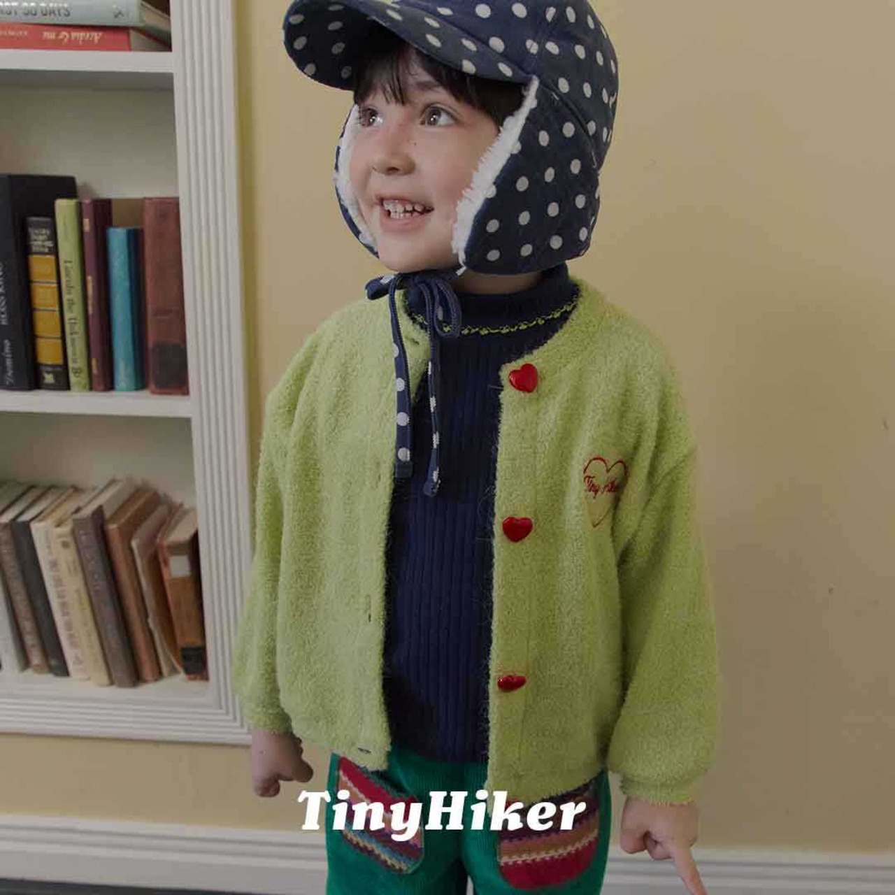 〖取寄〗韓国子供服 / 26winter / TinyHiker / ダックフィットピンコールハイネックT / キッズ *XS~XL*