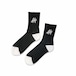 LC丨CLAW MARKS MID socks(BLACK)