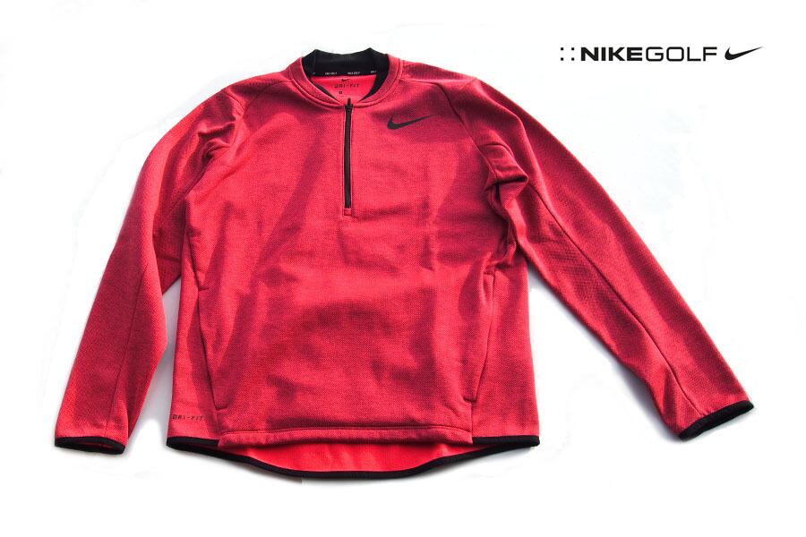 【中古】ナイキ ゴルフ|Nike|DRI-FIT裏起毛ハーフジッププルオーバー|M
