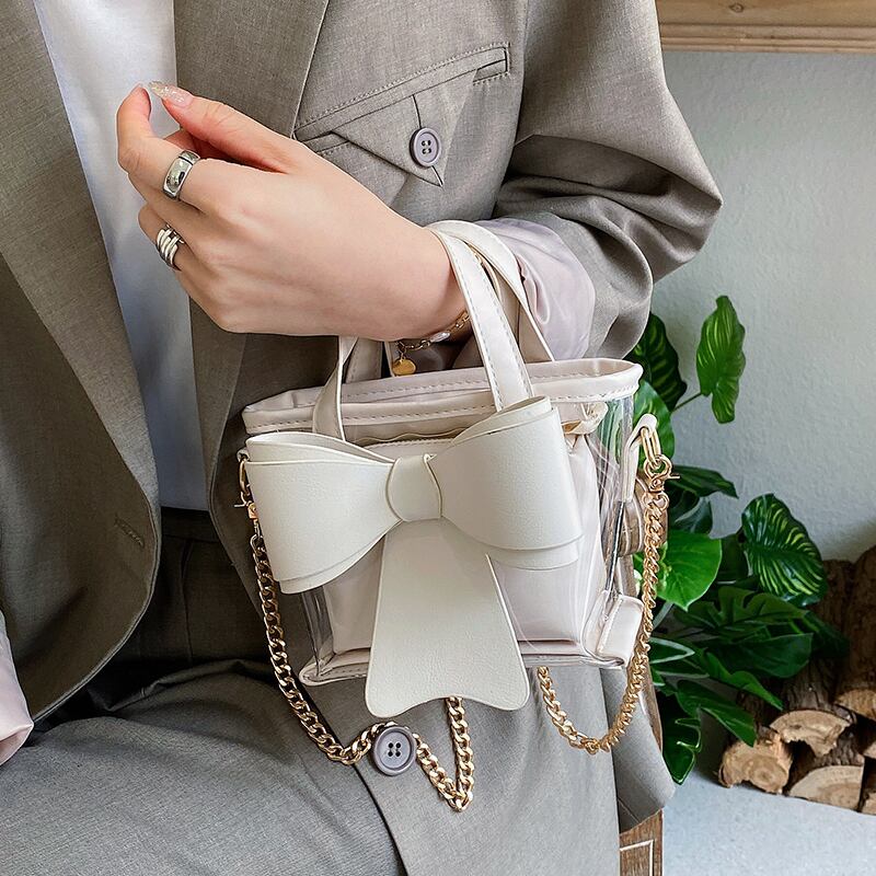 ミニサマーレッドリボンチェーン 夏物 ミニバッグ Tiancai_Wing_Bag44191504842