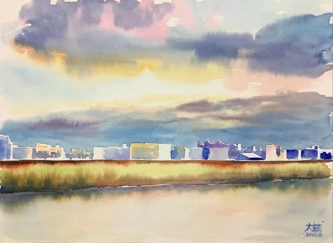 水たまりの世界（原画のみ、Not flamed） | didi's artfactory