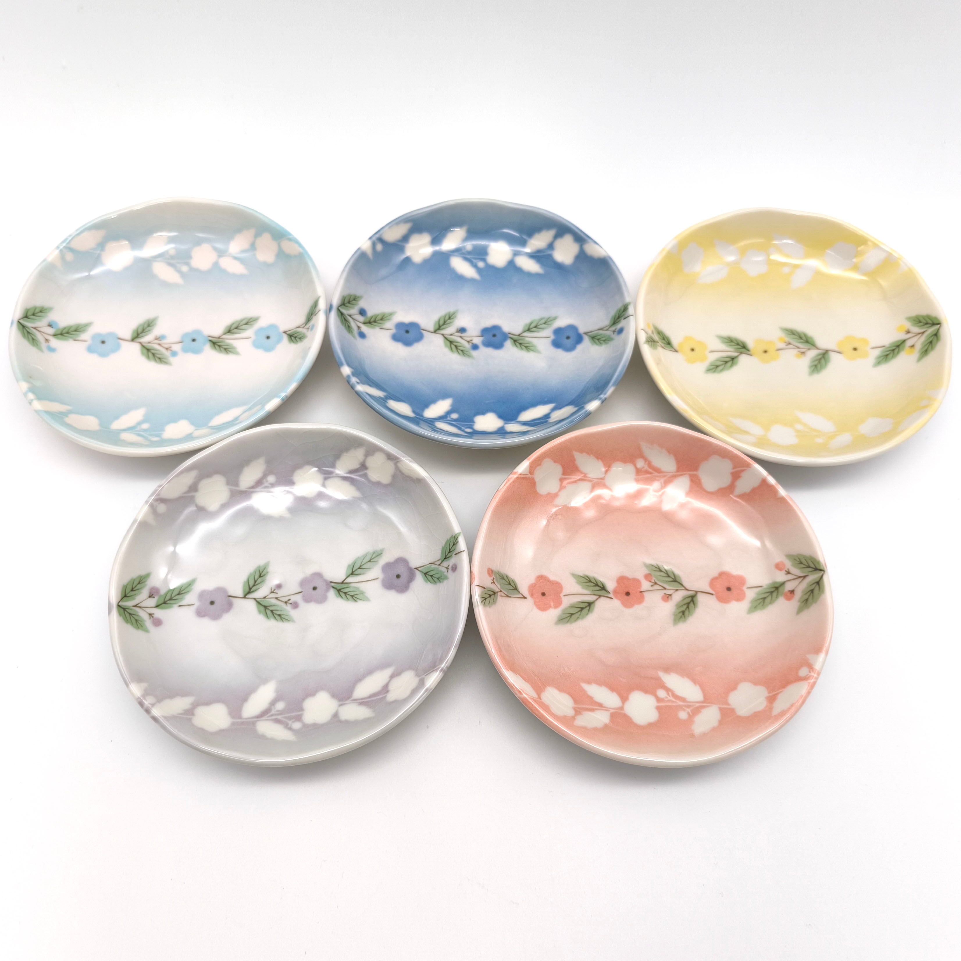 たち吉・取り皿揃・花柄・食器セット・No.250625-03・梱包サイズ60