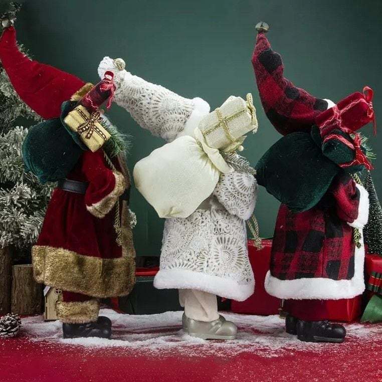 サンタクロース オブジェ 立ちポーズ クリスマス クリスマス装飾 耐久