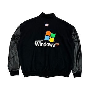 00s Microsoft Windows xp Varsity Jacket (L)