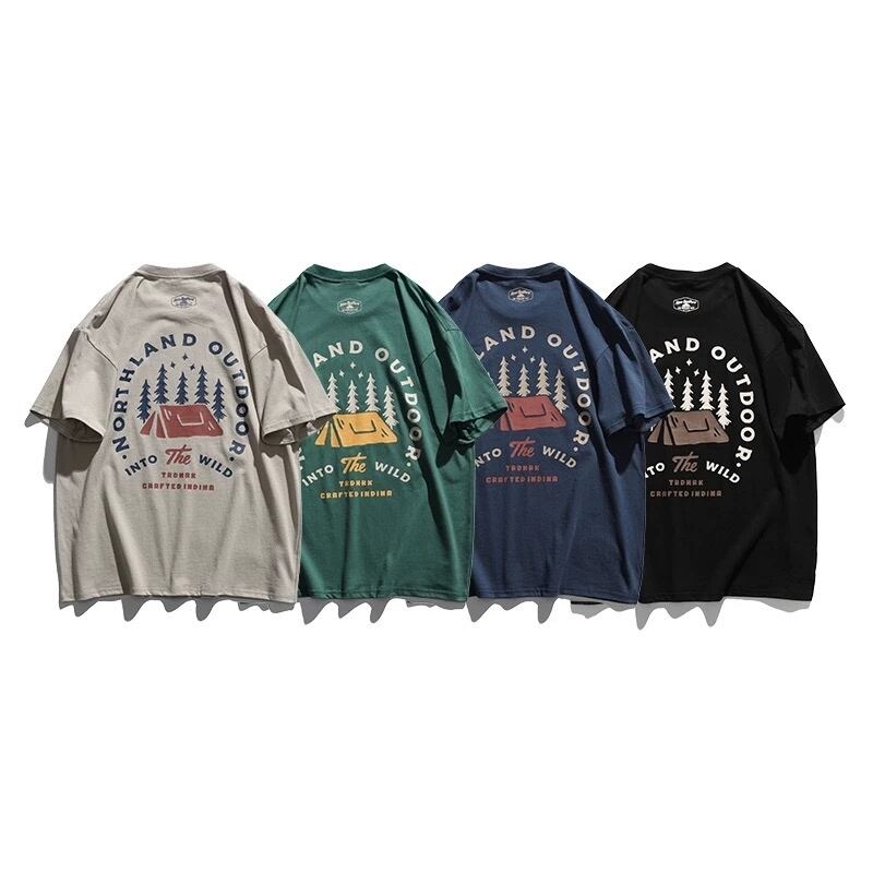 ノースランドバックプリントTシャツ J0243