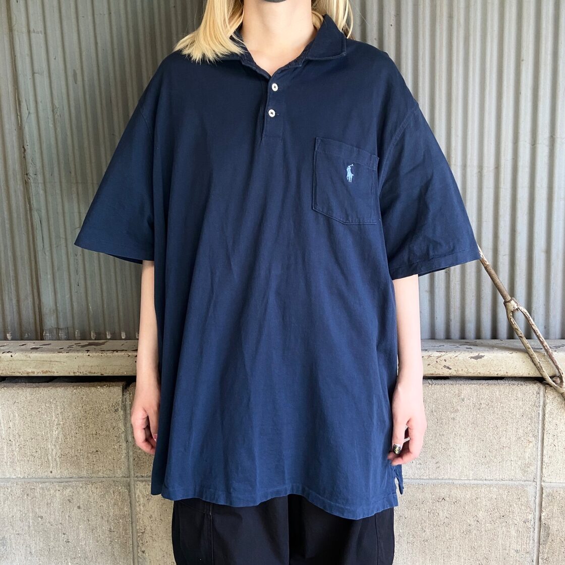 POLO Ralph Lauren ポロラルフローレン Tシャツ地 ポロシャツ メンズXL 
