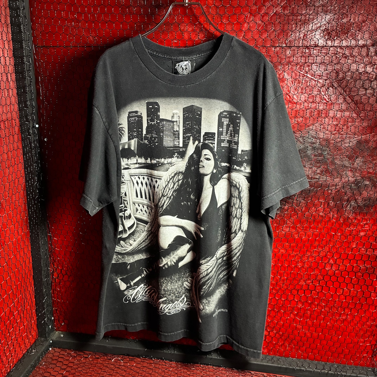 DOA メキシコ製 グラフィックTシャツ セクシーギャル ブラック