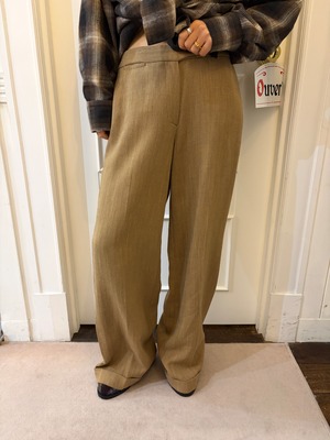 Ralph Lauren / vintage  herringbone wide pants.(o)