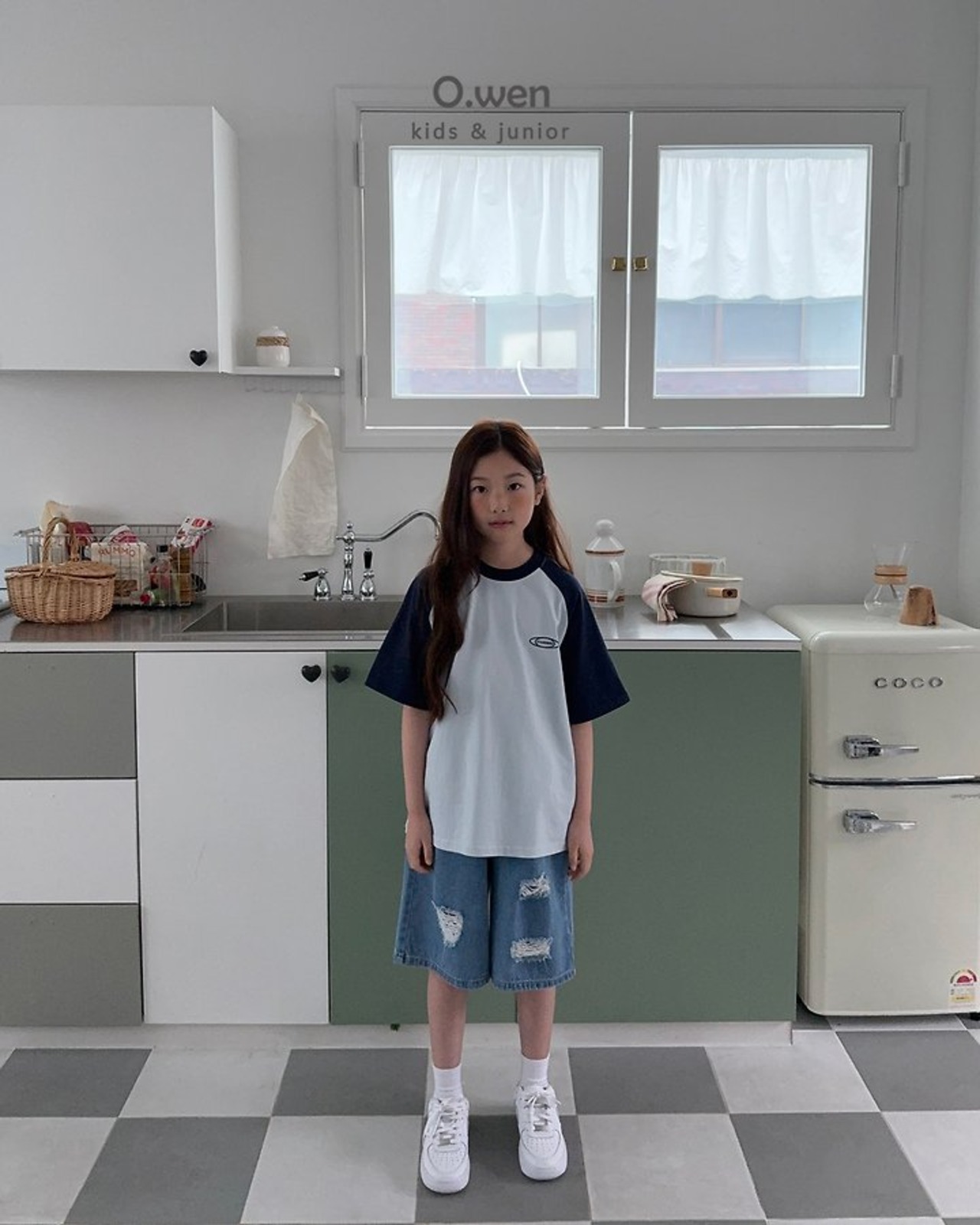 [O.wen] Standard Raglan Tee / [오웬] 스탠다드래글런티