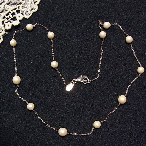 MONET 　パール風ビーズのチョーカーネックレス　 コスチュームジュエリーのセール通販  11040N