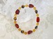 琥珀ブレスレット　内径17cm