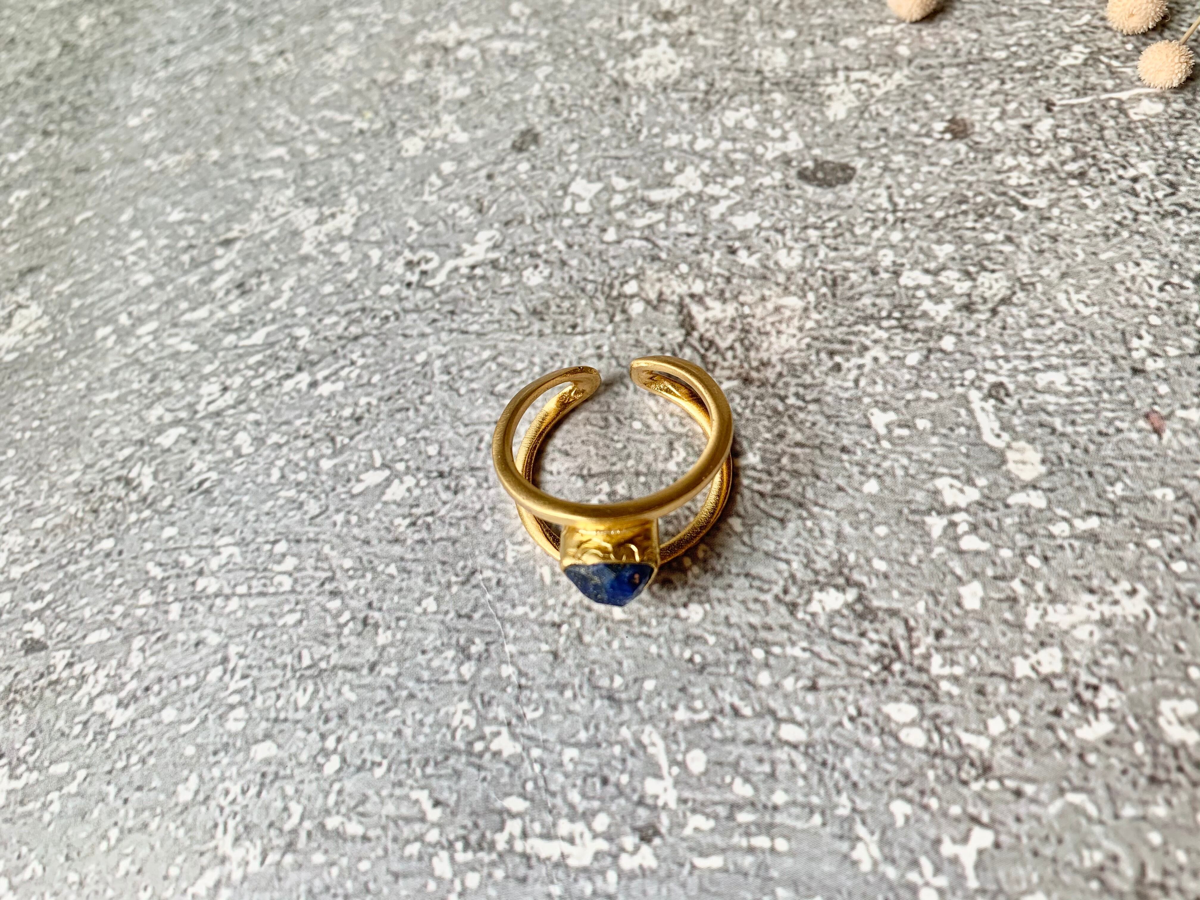 トルコ天然石リング3L