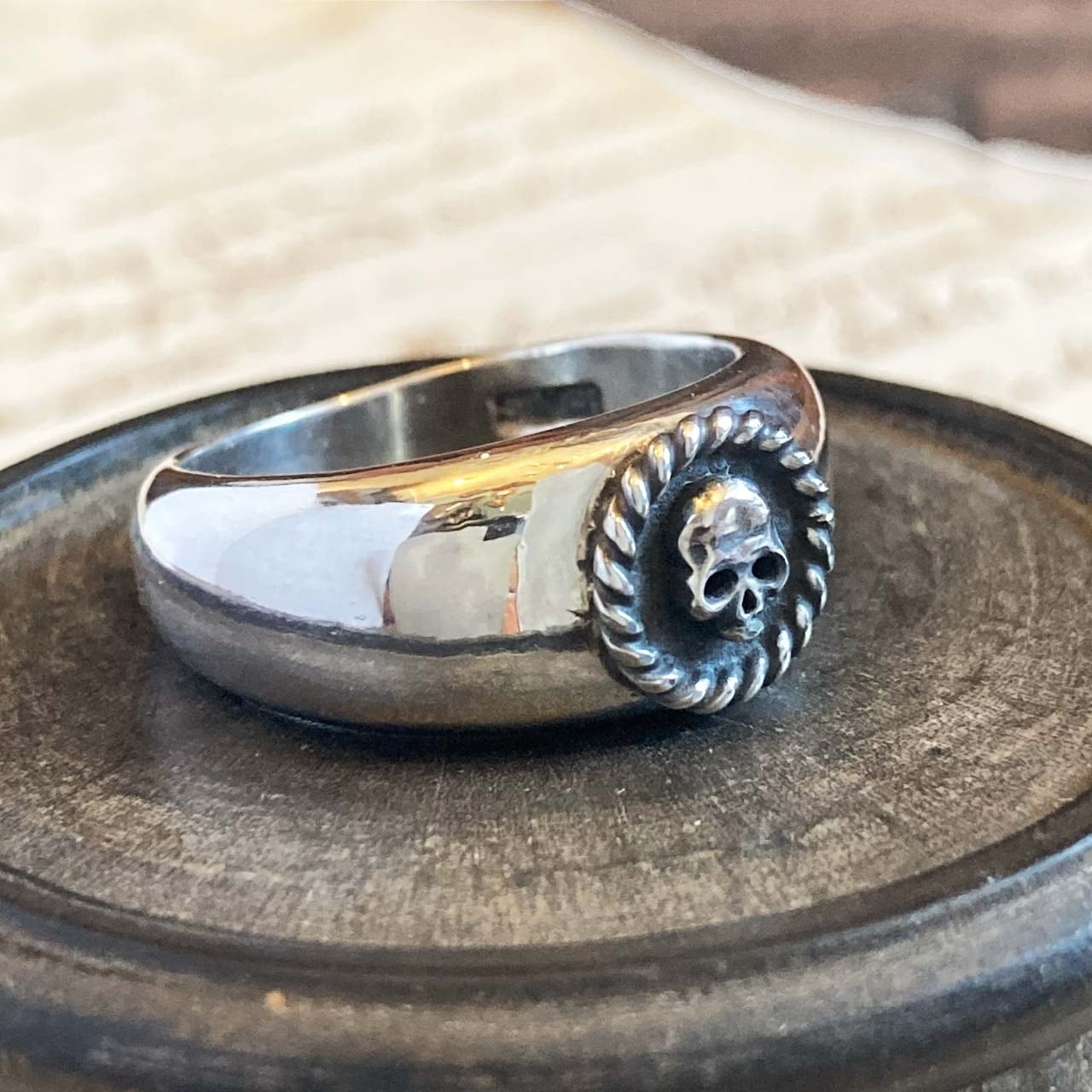 ハンドメイド シルバーリング ムーンストーン13号 Charch jewelry ハンドメイド シルバーリング ムーンストーン13号 Charch