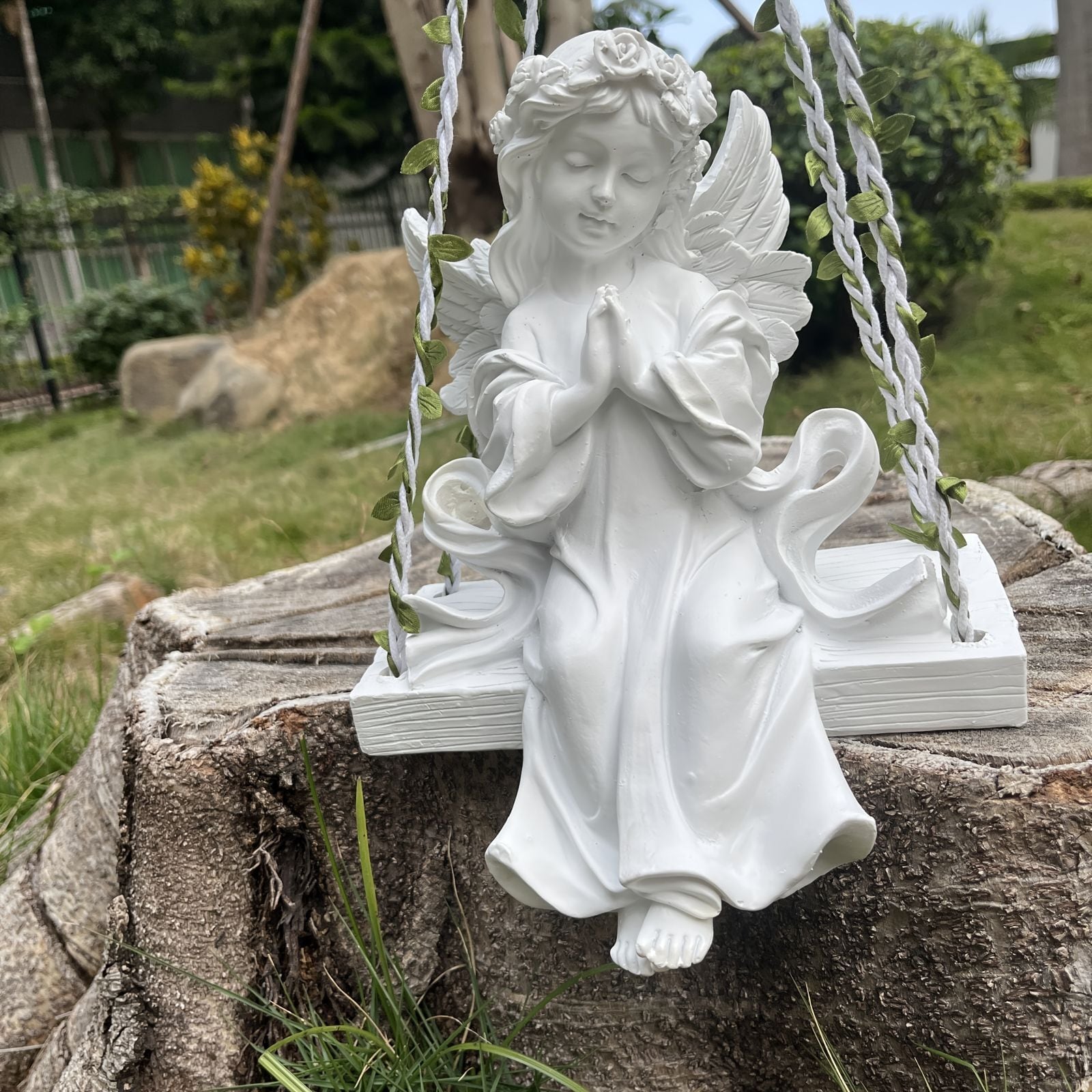 大きな 陶器製 魚 置物 傘立て 花入れ オブジェ インテリア