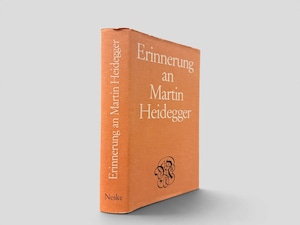【SPH027】【FIRST EDITION】Erinnerung an Martin Heidegger(1977) /Günther Neske