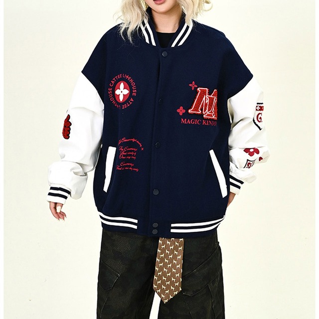 ヴィンテージカジュアルカレッジジャケット 2col   R00997