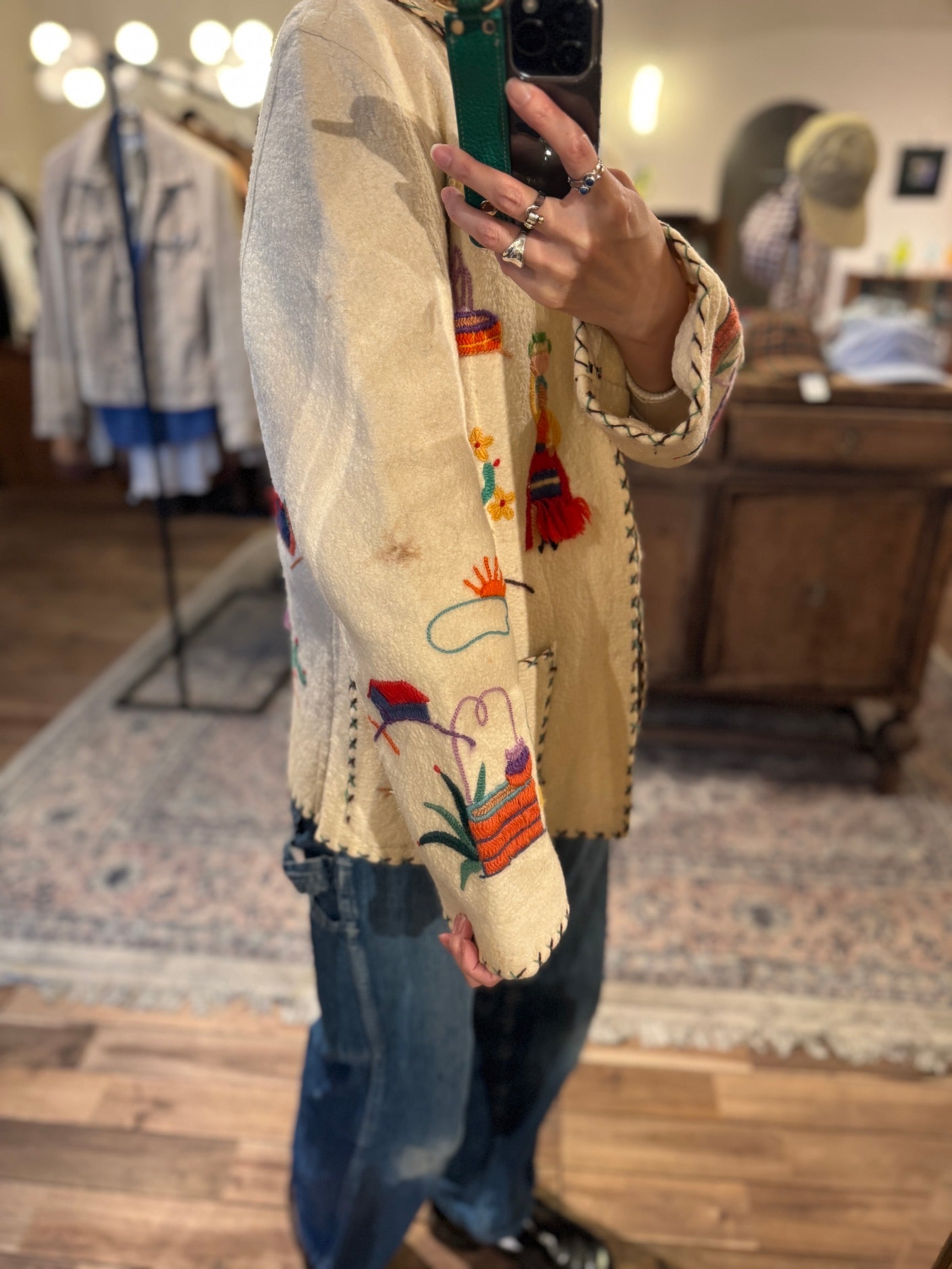 60's メキシカン刺繍ジャケット | DROOMTUIN_VINTAGE