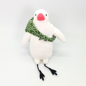 【辻佐織】ふろしき文鳥 ぬいぐるみ