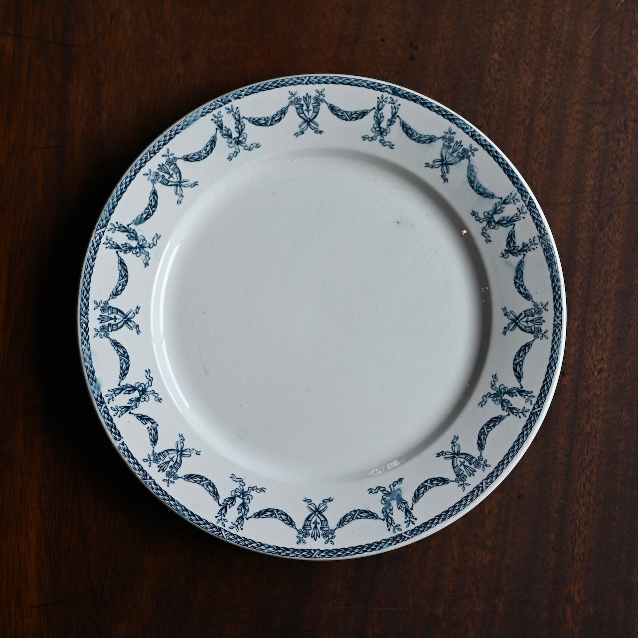 SARREGUEMINES  Plate / サルグミンヌ プレート【A】〈 フランス食器・皿・花リム・フランスアンティーク・アンティークプレート・ブロカント・ヴィンテージ 〉113248