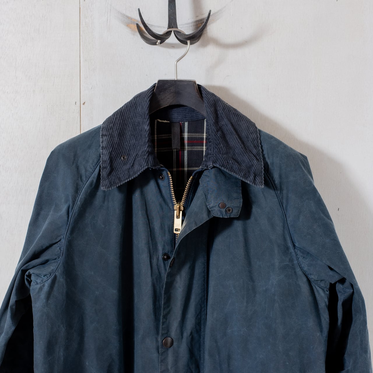 YKK Bar Zip】Burghley Turquoise 2crest c38 @1983-84 e3215c
