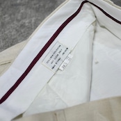 LOUIS RAPHAEL rayon linen 3tuck wide slacks