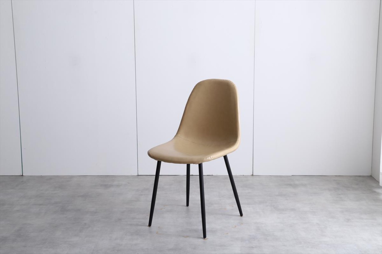 【単品】Jolly 一人掛けダイニングチェア(PVCレザー)