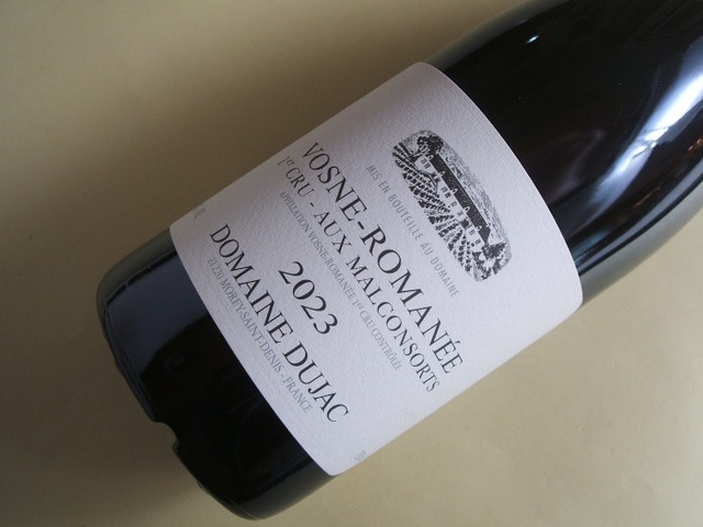 ヴォーヌ・ロマネ　1級　オー・マルコンソール　2023年　ドメーヌ・デュジャック