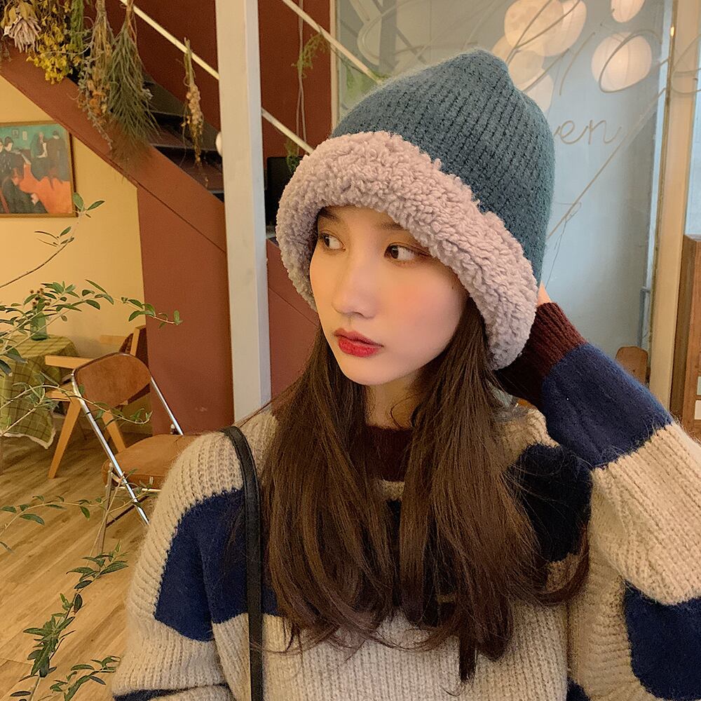 ウィンターウールオータムニット 帽子 秋物 冬物 ブラック・アイド・ピーズ42607593608