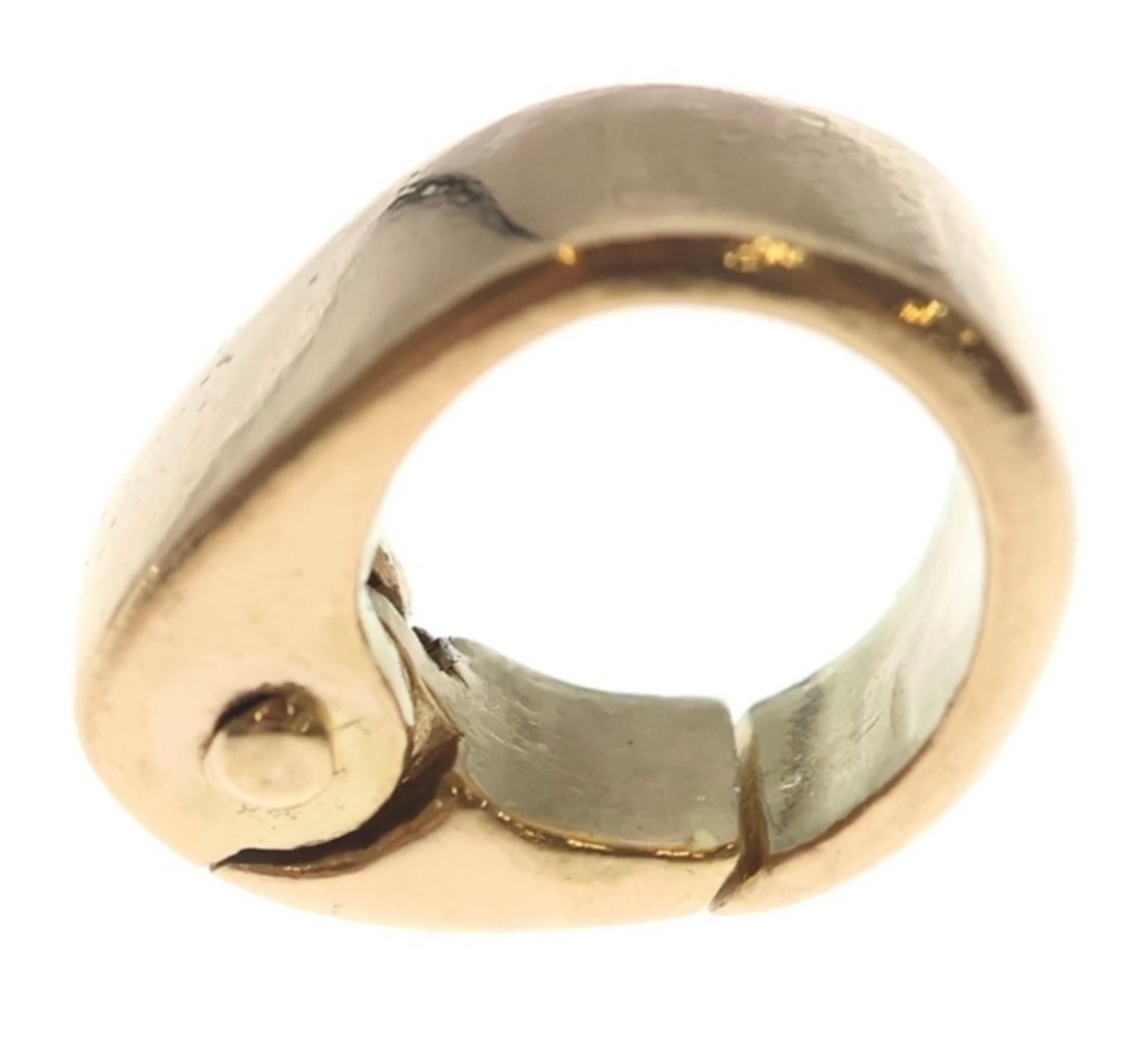 CHROME HEARTS クロムハーツ 22K PLAIN BALE プレーンベイル ネックレストップ ゴールド