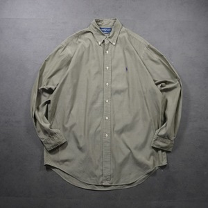 Ralph Lauren shirt YARMOUTH ”pinpoint oxford” XL相当 古着
