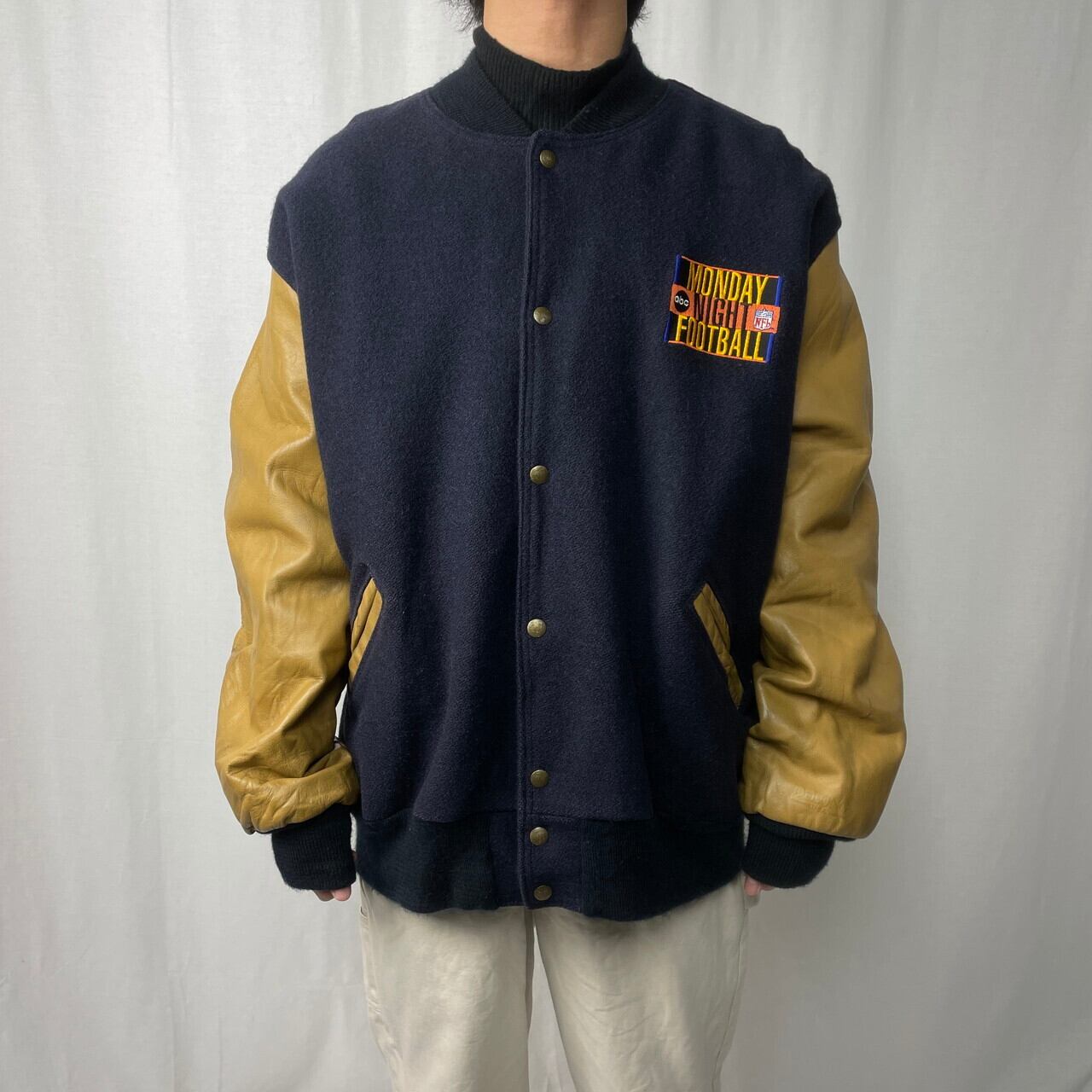 70s USA製 DELONG スタジャン マスタード 40 送料無料 70s USA製 DELONG スタジャン マスタード 40 送料無料 - メルカリ