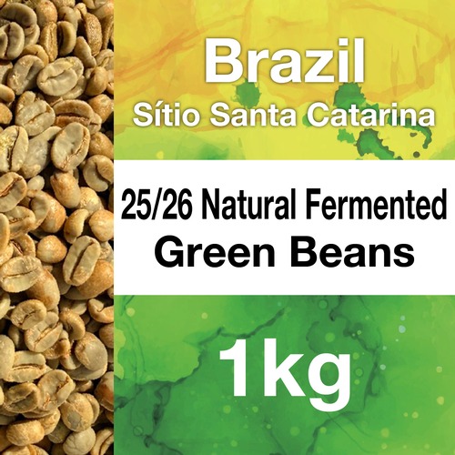 ブラジル サンタカタリーナ 25/26 NATURAL FERMENTED 生豆1kg