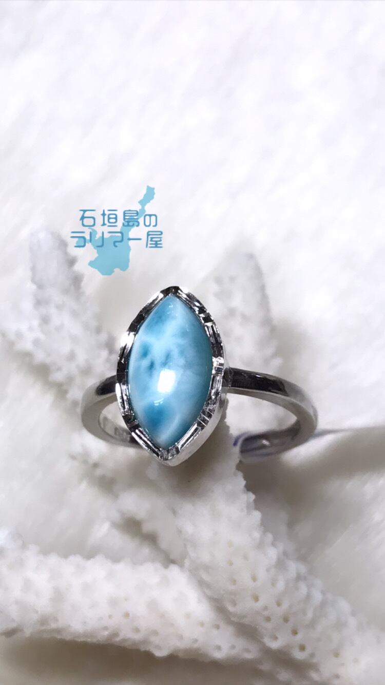 ラリマーリング(指輪)silver|925 フリーサイズ Ri-5