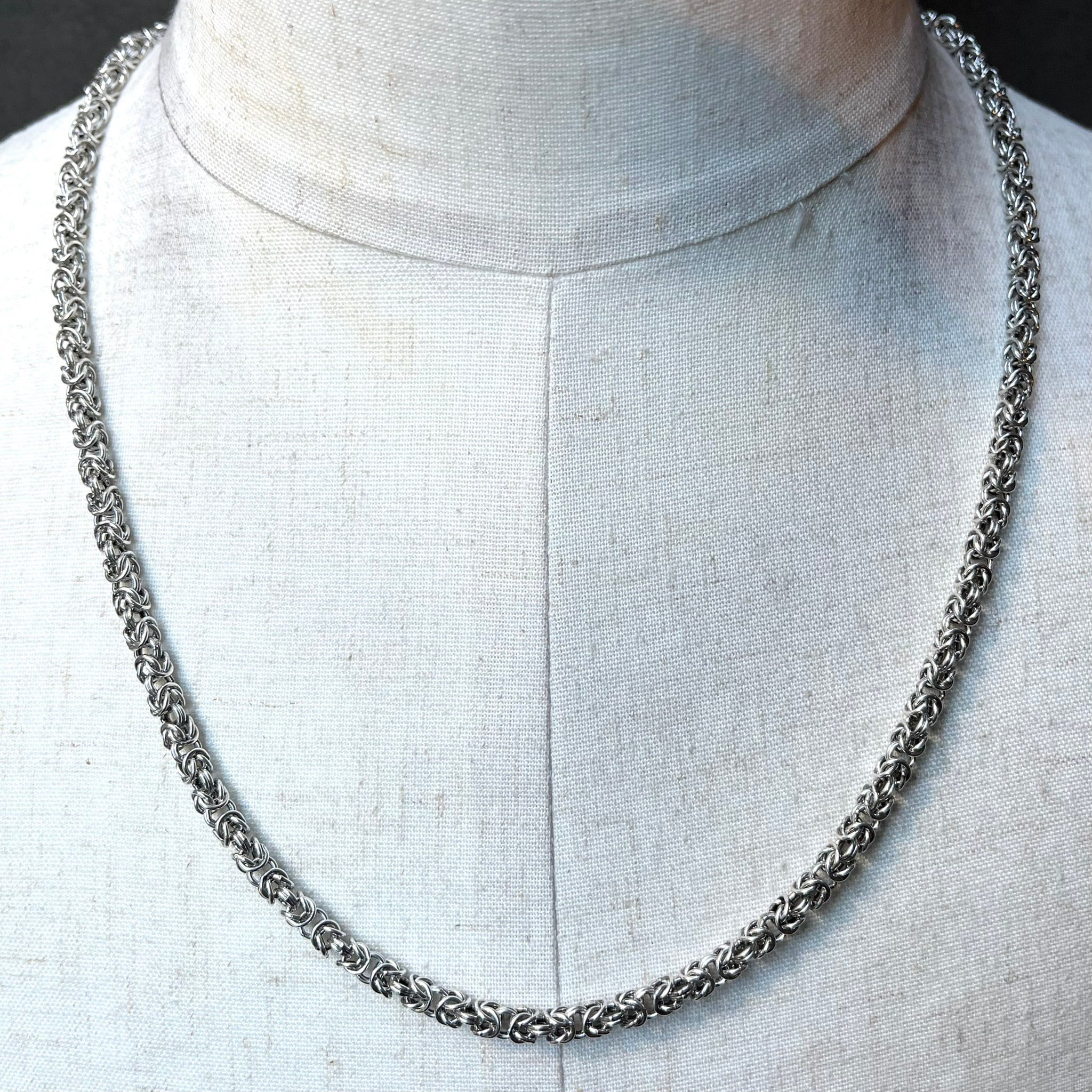 SILVER925 OVAL WIDE CHAIN NECKLACE/シルバー/ネックレス