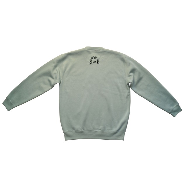 二宮佐和子 　“ exoticism eroticism ” Sweatshirt　スモーキーグリーン