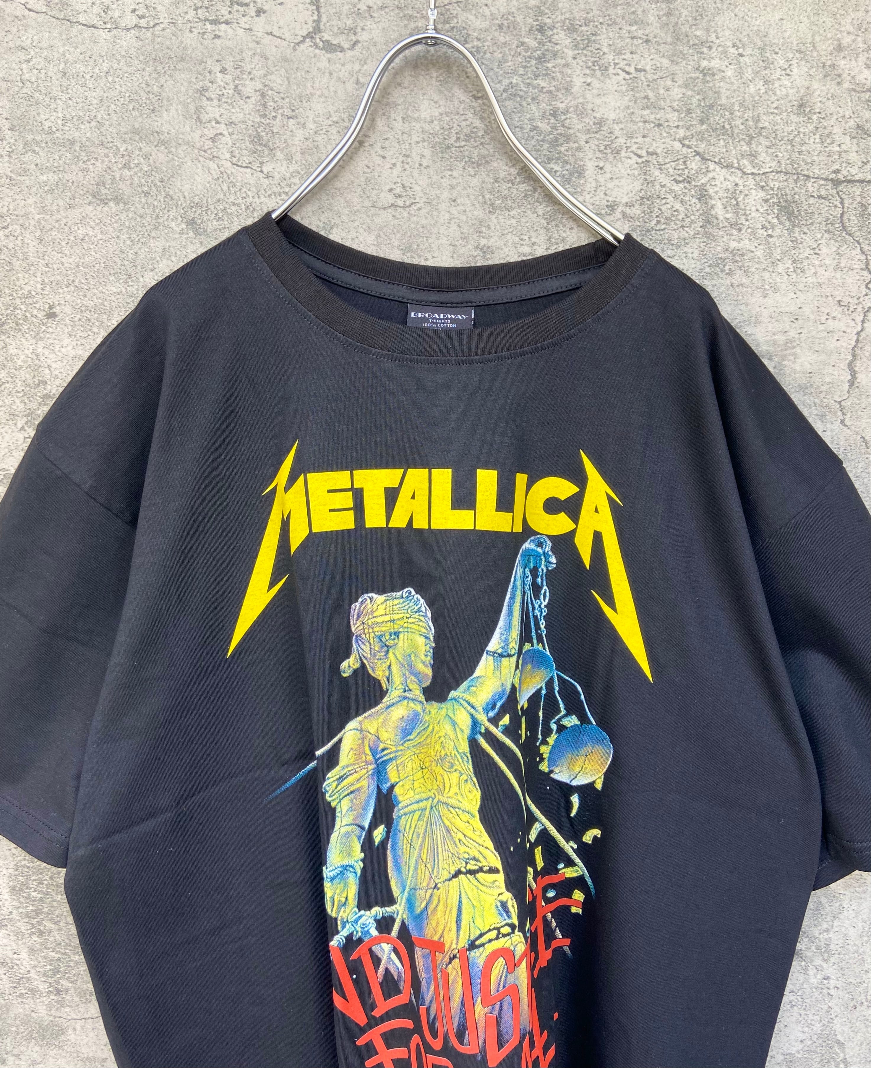 前後にプリント2019 METALLICA 長袖Tシャツ XL JUSTICE メタリカ - T